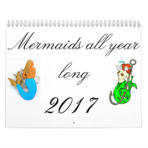 Calendrier Mural Sirènes toute l'année