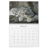 Calendrier Mural SnowLeopardBCR012, léopard de neige (Mar 2027)