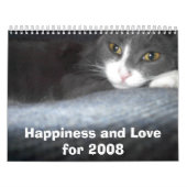 Calendrier Mural Soleil, bonheur et amour pour 2008 (Protection)