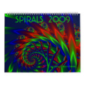 CALENDRIER MURAL SPIRALES 2009 (Protection)
