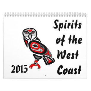 Calendrier Mural Spiritueux de la côte ouest 2015