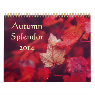 Calendrier Mural Splendor d'automne 2014