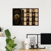 Calendrier mural Steampunk 2027 Poster (Bureau à domicile)