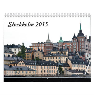 Calendrier Mural Stockholm 2015