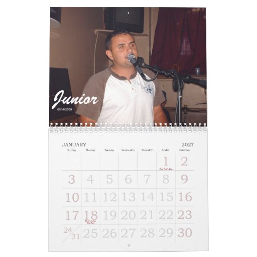 Calendrier Mural SumtinSneaky (Jan 2027)