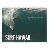 Calendrier Mural Surf Hawaï, par Brad Scott (Protection)