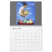 Calendrier Mural Surréalisme avec les personnes 2013 (Feb 2026)