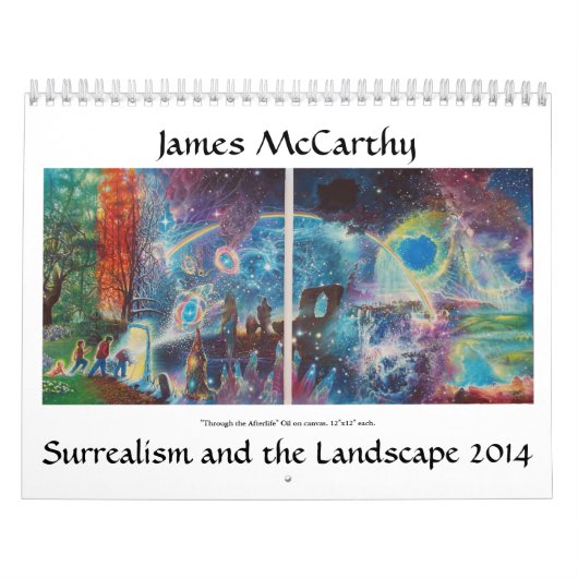 Calendrier Mural Surréalisme et le paysage 2014 de James McCarthy (Protection)