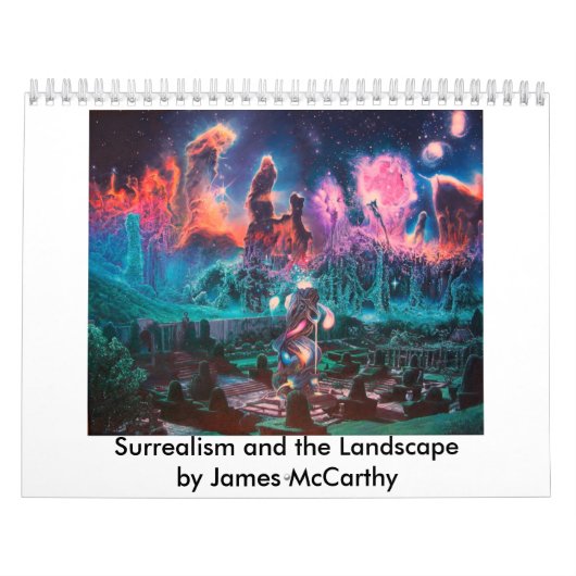 Calendrier Mural Surréalisme et le paysage par James McCarthy (Protection)