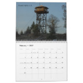 Calendrier Mural Surveillances du feu de l'Orégon (Feb 2027)
