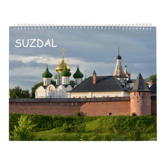 Calendrier Mural Suzdal, Russie, 12 mois (Protection)