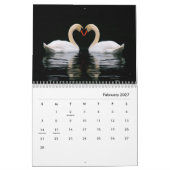 Calendrier mural Swans (Feb 2027)