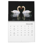 Calendrier mural Swans (Feb 2026)