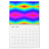 Calendrier Mural Teinture à cravate arc-en-ciel (Mar 2027)