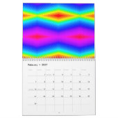 Calendrier Mural Teinture à cravate arc-en-ciel (Feb 2027)