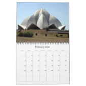 Calendrier Mural temple lotus 2025 (Feb 2026)