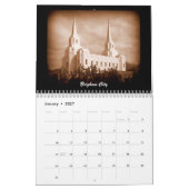 Calendrier Mural Temples 2016 de LDS (Jan 2027)