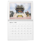 Calendrier Mural Temples de Taïwan (Feb 2026)