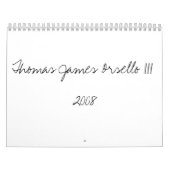Calendrier Mural Thomas James Orsello III2008 (Protection)