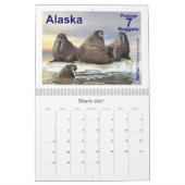 Calendrier Mural Timbres de potage de l'Alaska (Mar 2027)