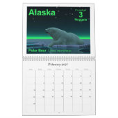 Calendrier Mural Timbres de potage de l'Alaska (Feb 2027)