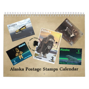 Calendrier Mural Timbres de potage de l'Alaska