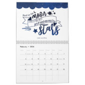 Calendrier Mural Tir pour la lune (Feb 2026)