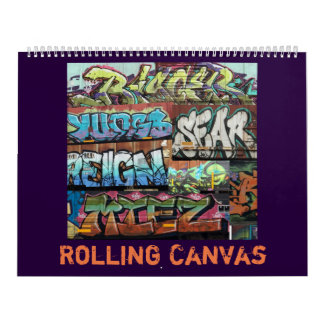 Calendrier Mural Toile de roulement
