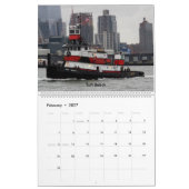 Calendrier Mural Tractions subites sur le fleuve Hudson 2017 (Feb 2027)