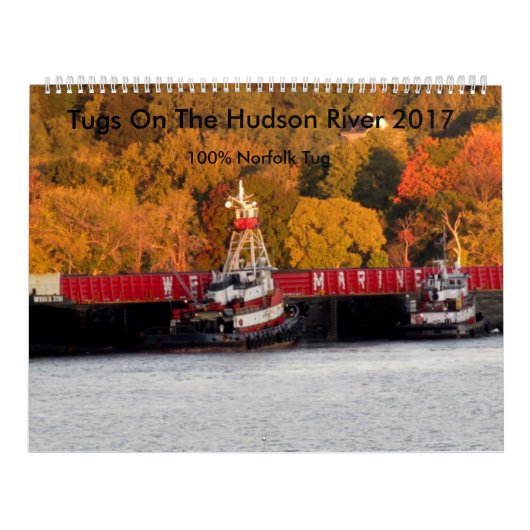 Calendrier Mural Tractions subites sur le fleuve Hudson 2017 (Protection)
