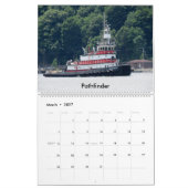 Calendrier Mural Tractions subites sur le fleuve Hudson 2017 (Mar 2027)