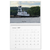 Calendrier Mural Tractions subites sur le fleuve Hudson 2017 (Jan 2027)