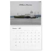 Calendrier Mural Tractions subites sur le fleuve Hudson 2017 (Feb 2027)