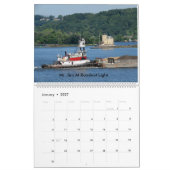 Calendrier Mural Tractions subites sur le fleuve Hudson 2017 (Jan 2027)