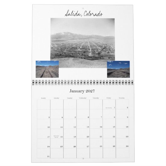 Calendrier Mural Train inspiré (Jan 2027)