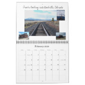 Calendrier Mural Train inspiré (Feb 2026)