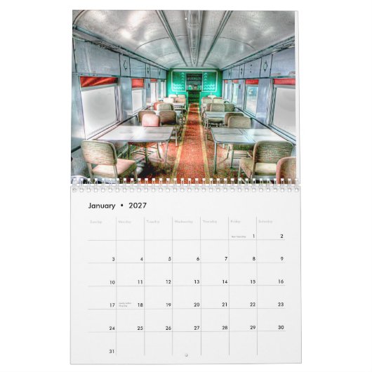 CALENDRIER MURAL TRAINS 2013 (Jan 2027)