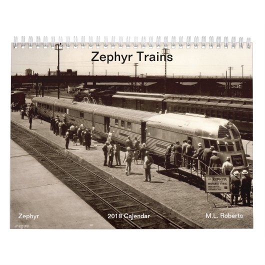 Calendrier Mural Trains de Zephry (Protection)