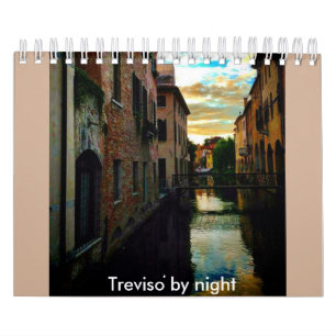 Calendrier Mural Trévise par nuit