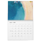Calendrier mural tropical de plage de Beachscapes (Mar 2027)