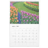 Calendrier Mural Tulipes colorées (Mar 2027)