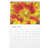 Calendrier Mural Tulipes colorées (Feb 2026)