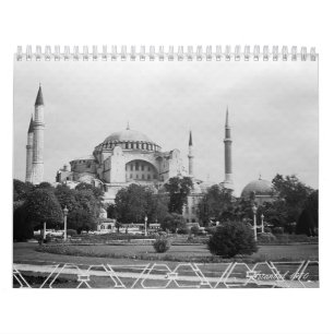 Calendrier Mural Turquie vintage istanbul 1970