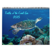 Calendrier Mural Turtles of the Coral Sea Calendar 2015 (Protection)