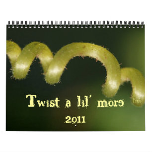 Calendrier Mural Twist a lil' more