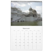 Calendrier Mural Udaipur Inde (Mar 2027)