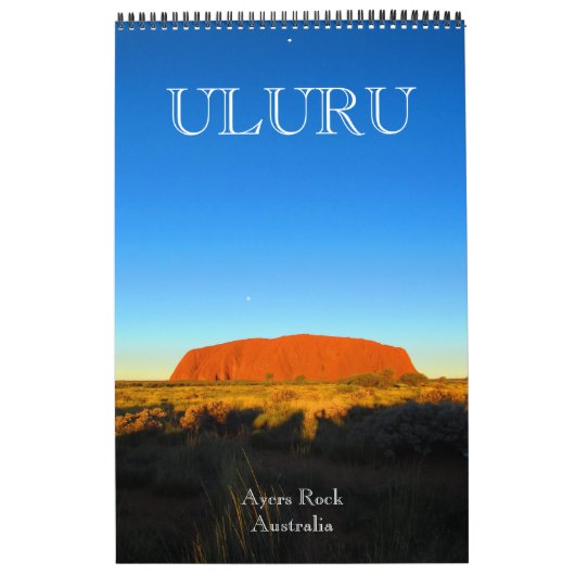 Calendrier Mural uluru australie (Protection)