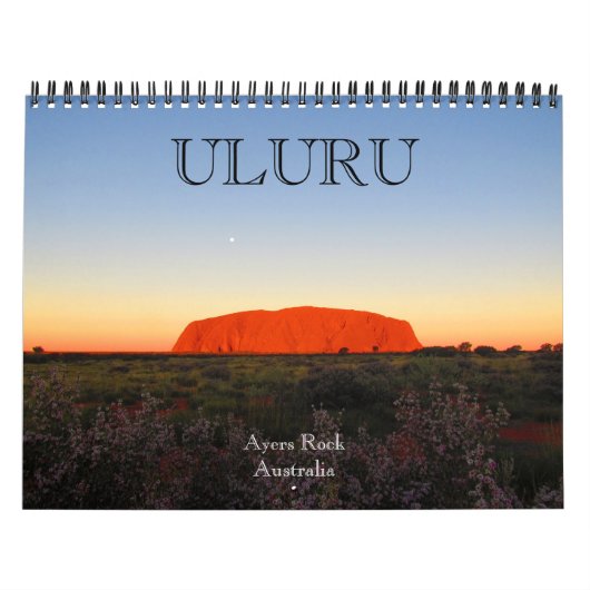 Calendrier Mural uluru australie 2026 (Protection)
