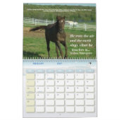 Calendrier Mural Un cheval classent à la fois (Feb 2027)