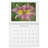 Calendrier Mural Un contact des Daylilies de Sun (Feb 2026)